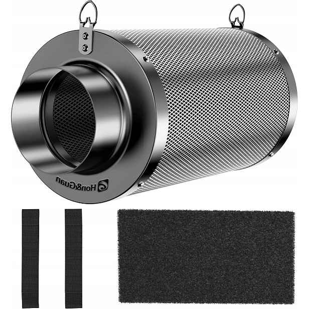 Filtr s aktivním uhlím Hon&Guan 100 mm s lehkým uhlím, délka 300 mm, tloušťka 38 mm.