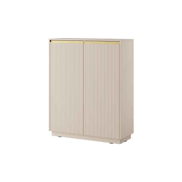 Piaski Komoda Royal II 104 cm KW béžová/zlatá