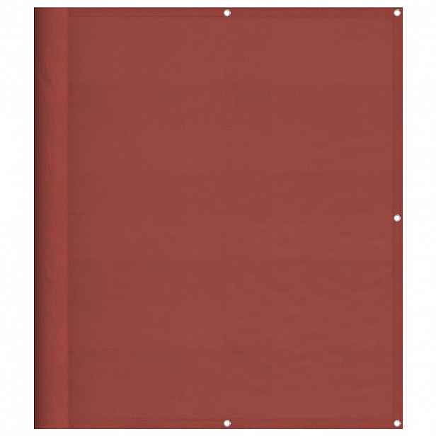 vidaXL Balkónová zástěna terakota 120 x 800 cm 100% polyester oxford