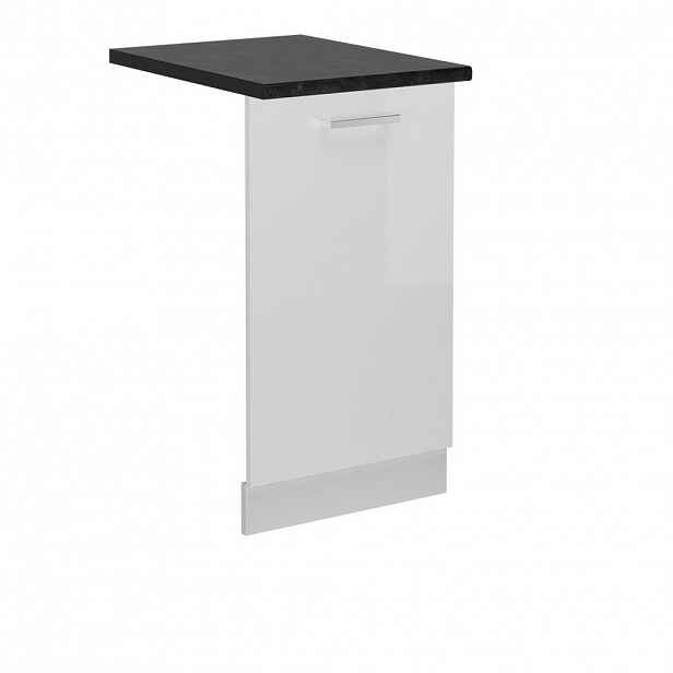 Vicco PŘEDNÍ PANEL R-Line Bílá vysoký lesk 45 cm , PD Antracit