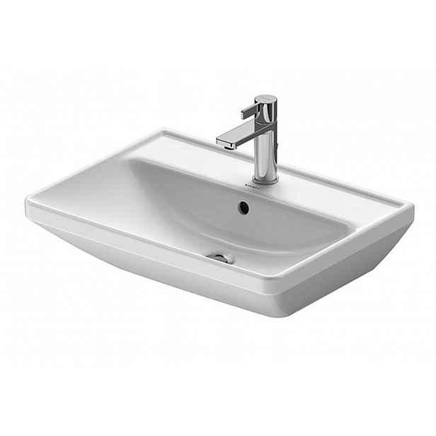 Duravit D-Neo - Umyvadlo 60x44 cm, 1 otvor pro baterii, bílá 2366600000