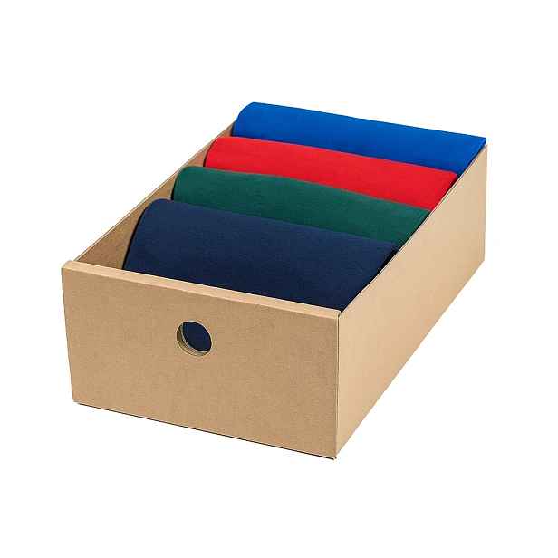KARTON PAK Úložné boxy na oblečení, organizéry do skříně EKO KARTON 27x40x13 - zásuvka