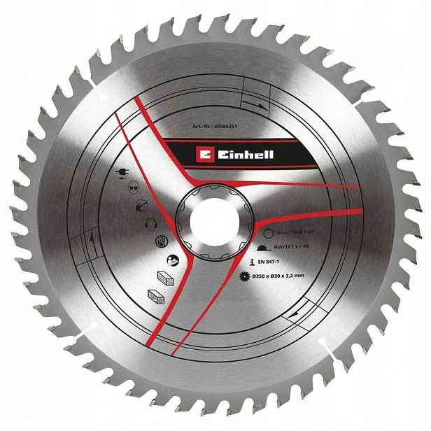 Pilový kotouč 250x30x3 Einhell Tc-sm 2534 Tc-sm 2534/1 Th-sm