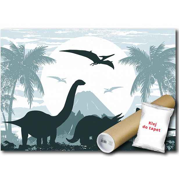 Vinylová fototapeta Dinosauři Dinopark 152x104