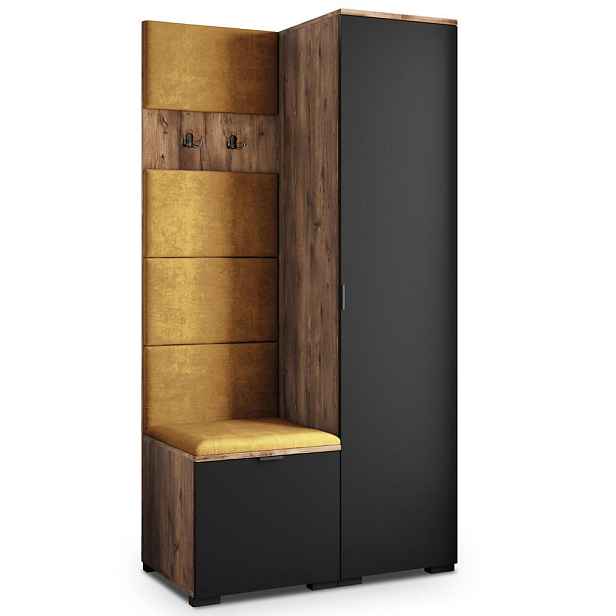 MASSENO MODERNÍ PŘEDSÍŇOVÁ SESTAVA LORI, 95/181/51 cm, dub Lefkas