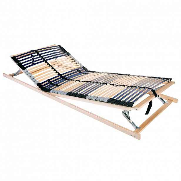 vidaXL Lamelový rošt Hnědá 80 x 190 cm Masivní bukové dřevo