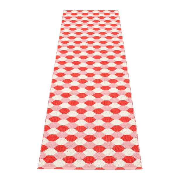 Červený vnitřní a venkovní běhoun 70x250 cm Dana Coral – Pappelina