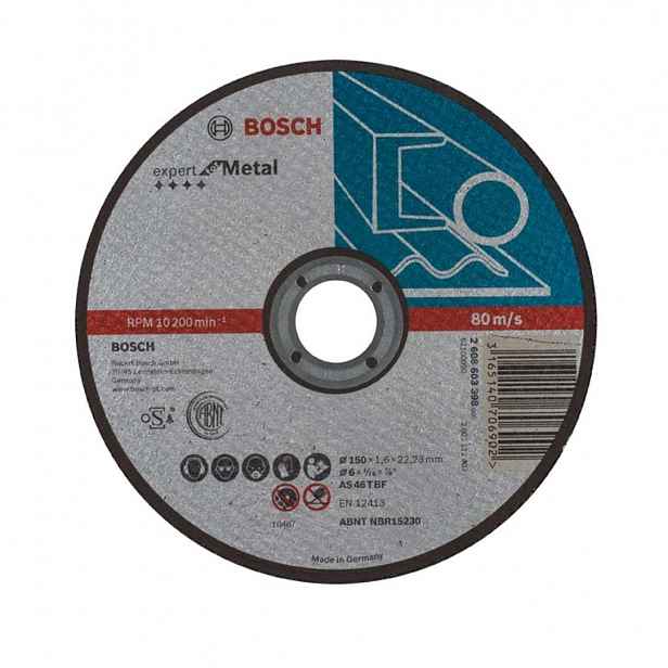 Bosch - Řezný kotouč na kov 150x22,23 mm 2608603398