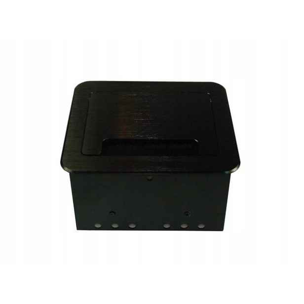 Mediální port Cuba 1*GN.napájecí 1*RJ45 1*USB černý