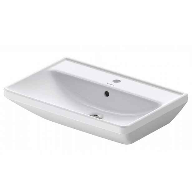 Duravit D-Neo - Umyvadlo 65x44 cm, 1 otvor pro baterii, bílá 2366650000