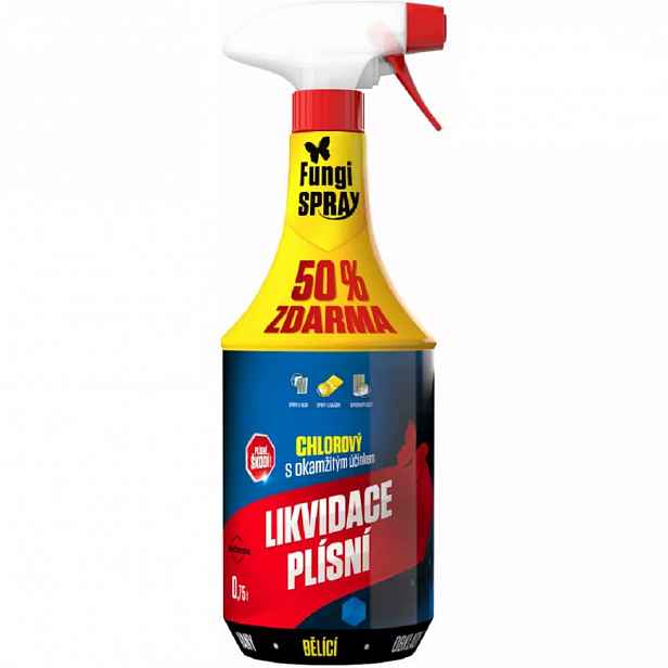 Fungispray chlorový dezinfekční přípravek 0,5l + 50%