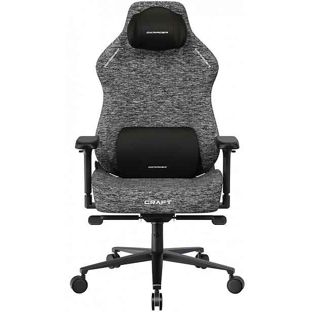 Herní židle DXRacer CRAFT XL šedá, látková