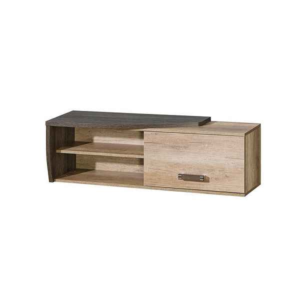 MASSENO TV STOLEK PALMERO, 120/37,5/31 cm, hnědý