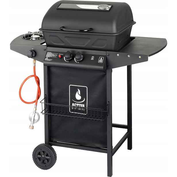 Plynový gril Activa Mastercook Halifax s lávovými kameny (5,5 2,5 kW)