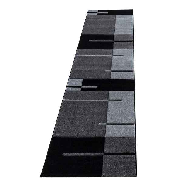 Tmavě šedý běhoun 80x300 cm Hawaii – Ayyildiz Carpets