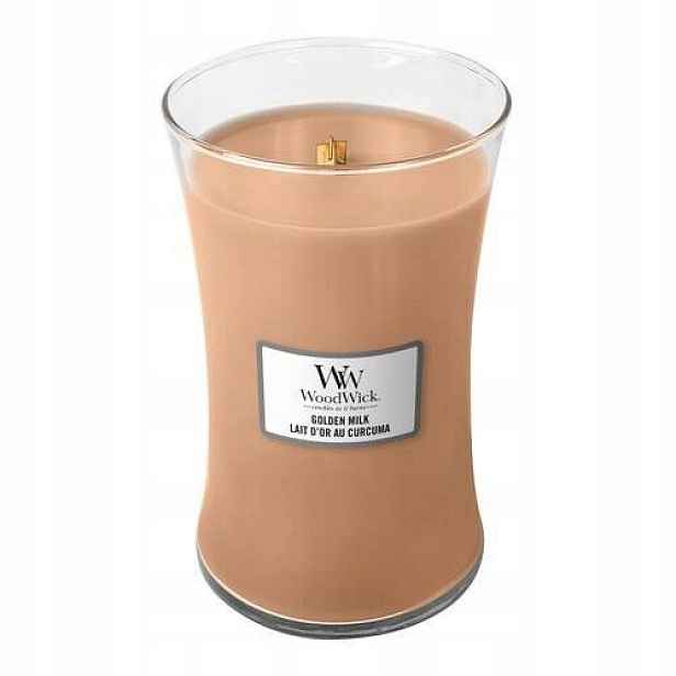 WoodWick velká svíčka Golden Milk 609.5 g