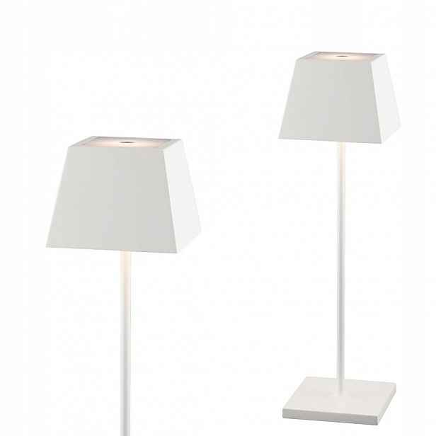 Bezdrátová zahradní lampa na stůl Usb Mahe Led White 8397 Nowodvorski
