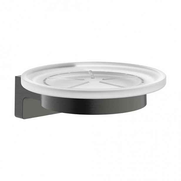Hansgrohe AddStoris S mýdlenka kartáčovaný černý chrom 41766340