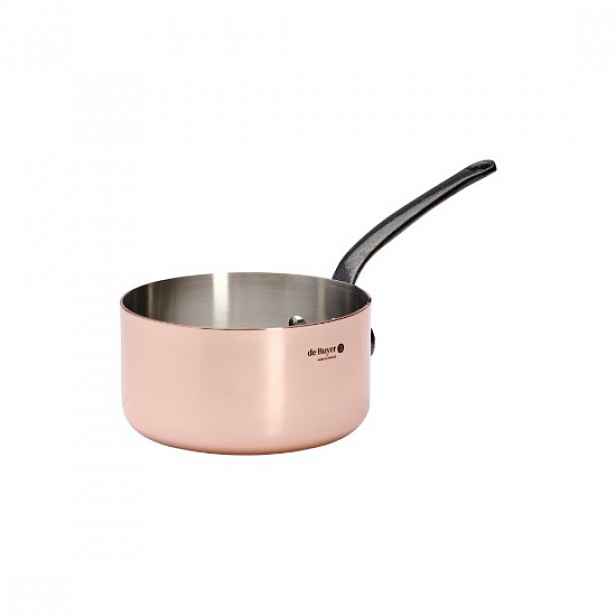 Hrnec "Inocuivre", 16 cm / 1,8 l, měď - nerez - značka "de Buyer"