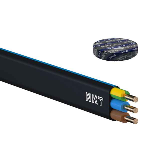 Kabel CYKYLo-J 3× 1,5 RE 100 m/bal.