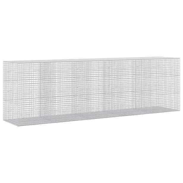 vidaXL Gabion s drátem 5 mm a síťkou 5x5 cm 500x100x150 cm
