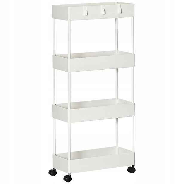 Vozík na kolečkách s brzdami 40L x 19W x 90H cm, Servisní vozík