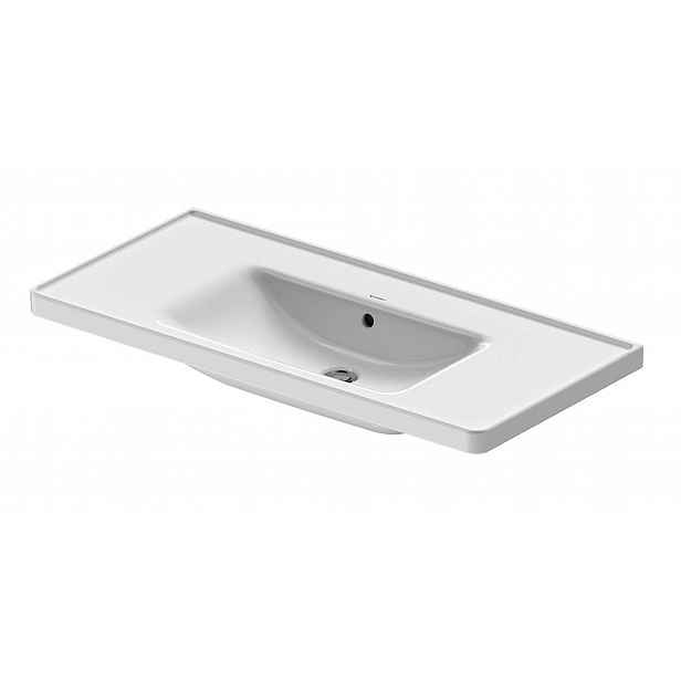 Duravit D-Neo - Umyvadlo 100x48 cm, bez otvoru pro baterii, bílá 2367100060