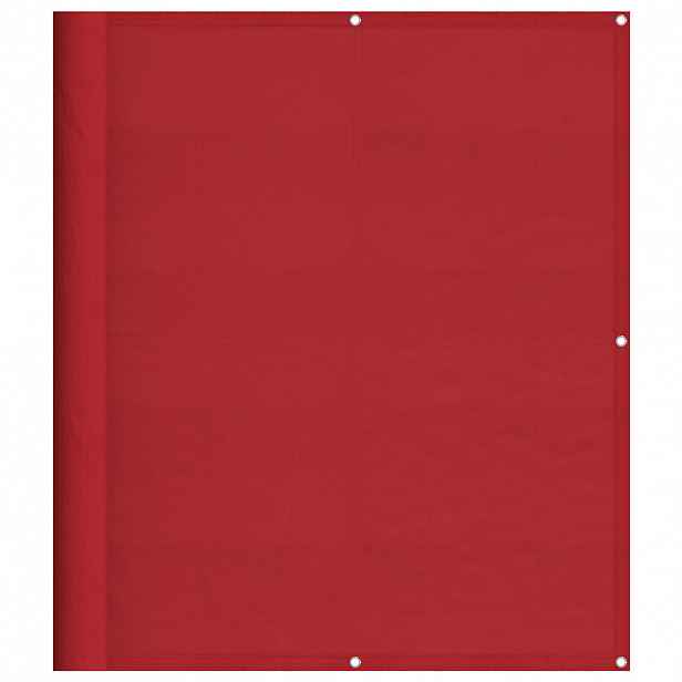 vidaXL Balkónová zástěna červená 120 x 1000 cm 100% polyester Oxford