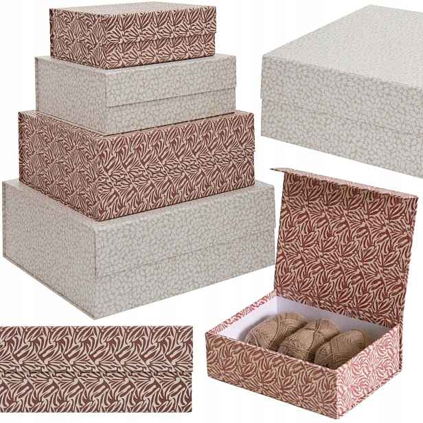 Magnetické Krabičky krabička pro Skladování Organizér Set X4
