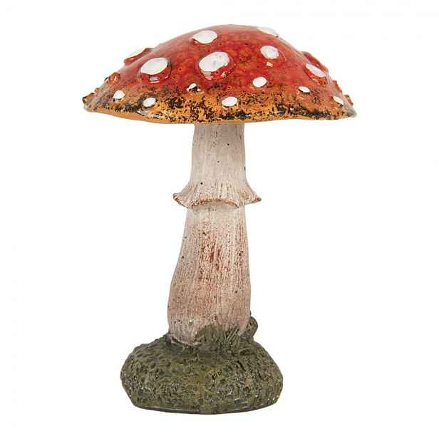 Dekorace figurka houba muchomůrka - Ø 9*12 cm Clayre & Eef