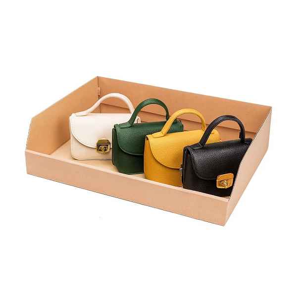 KARTON PAK Úložné boxy na oblečení, organizéry do skříně EKO KARTON 55x40x13 - zkosený