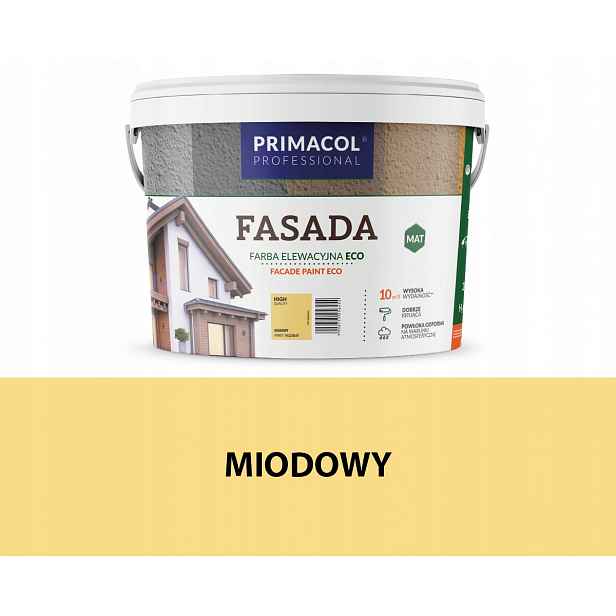 Primacol Fasada Eco Barva Barva 9L Medová Matná