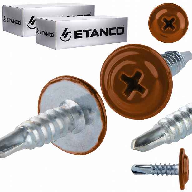 Samovrtné podložky 4,2 x 16 mm Ral 8004 500 ks Etanco Gm-b