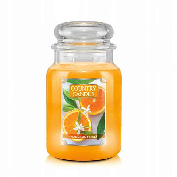 Velká svíčka Mandarin Petals Country Candle