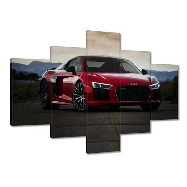 Obrazy 100x70 Červené Audi Auto