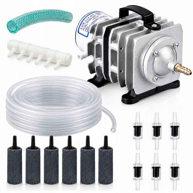 Čerpadlo Do Jezírka Provzdušňovač Jezírka Kompletní Set 3000L/h 45W