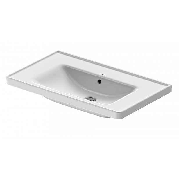 Duravit D-Neo - Umyvadlo 80x48 cm, bez otvoru pro baterii, bílá 2367800060