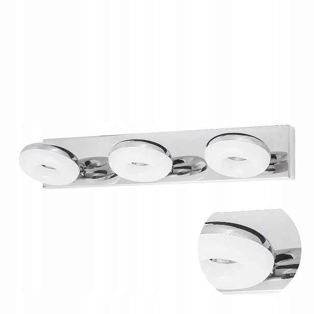 Koupelnové bodové Led svítidlo 3x5W 1400lm chrom Beata Rabalux
