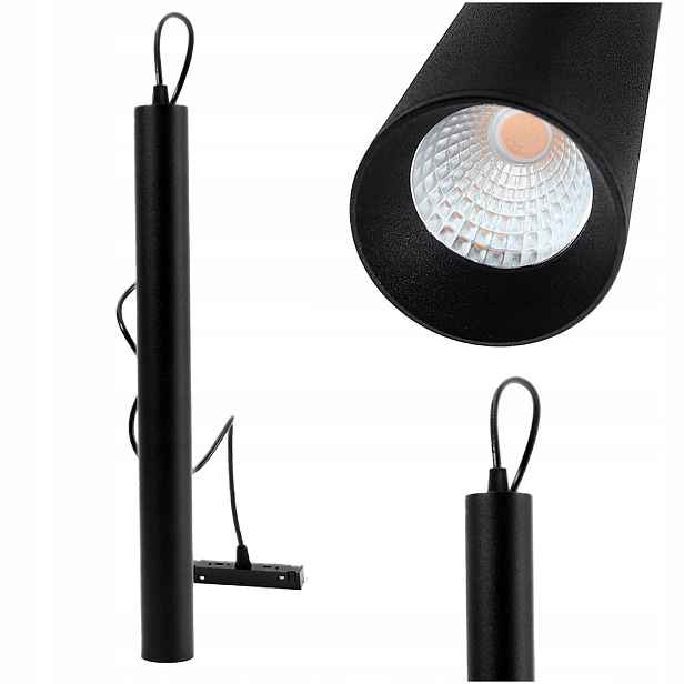 Magnetická Lampa Sopel 10W Černá, Moderní Design, Výkonná, DDCX-B10-TÝ