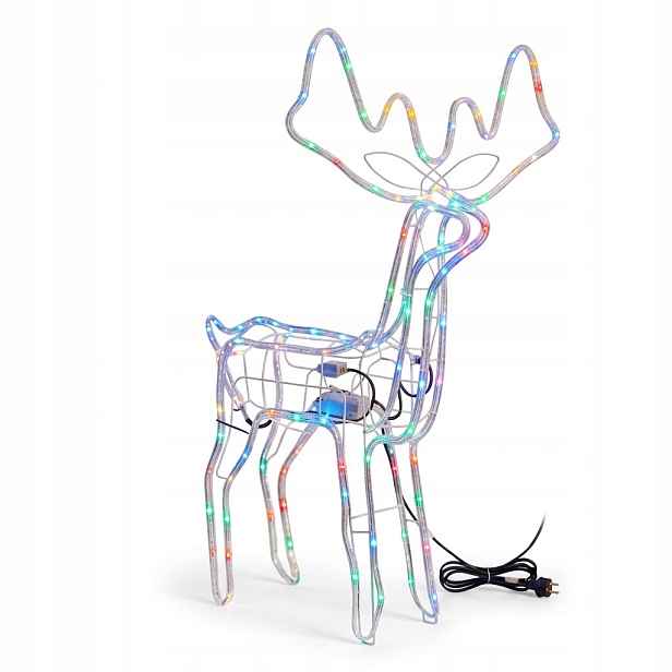 Sob Vánoční Led Pohyblivá Hlava 110 cm Flash IP44 Hadice 11M Multicolor