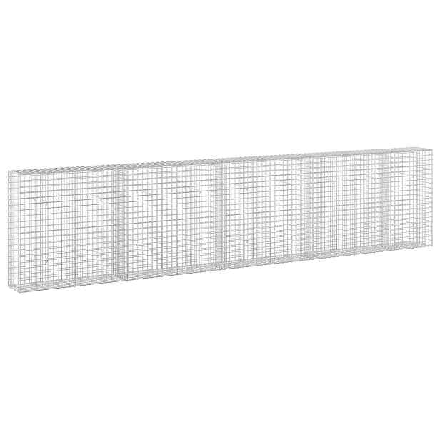 vidaXL Gabion s drátem 5 mm a síťkou 5x5 cm 450x30x100 cm