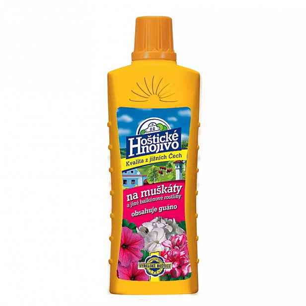 Hoštické hnojivo na muškáty - tekuté 0.5 l