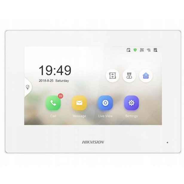 Monitor pro videotelefon Hikvision DS-KH6320-WTE1-W