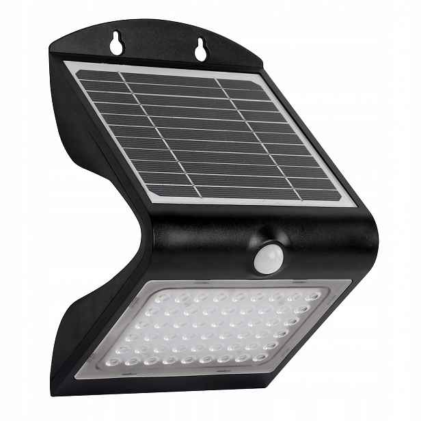 Solární lampa Butterfly černá Led 3,2W s pohybovým senzorem