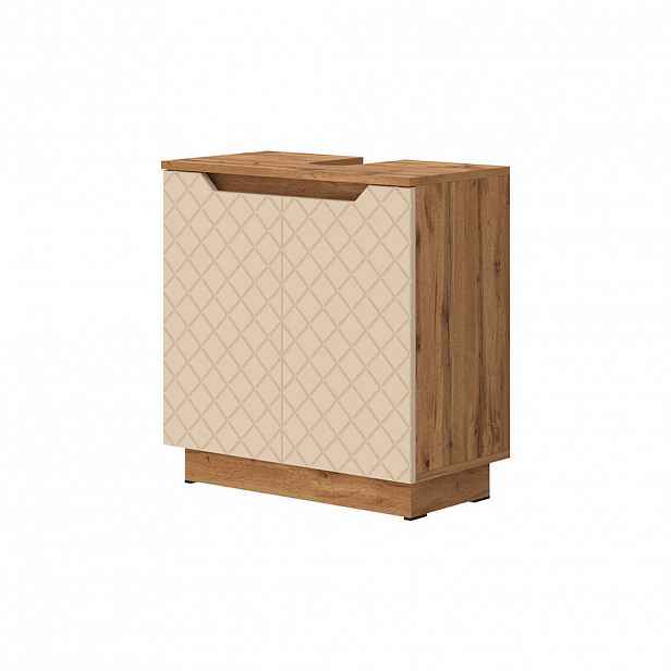 Vicco ZÁKLADNÍ SKŘÍŇKA POD UMYVADLO Lotta Kašmír 58.9 x 62.1 cm se 2 dveřmi