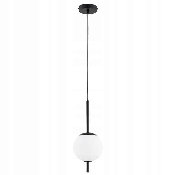 Alfa Diora závěsná lampa koule černobílá 1xE14 max 10W