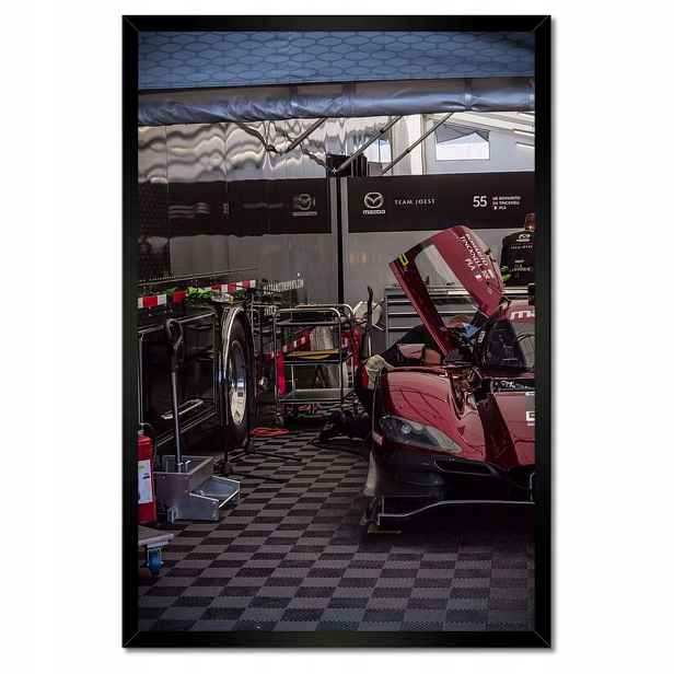 Plakáty v rámu 40x60 Červené sportovní auto