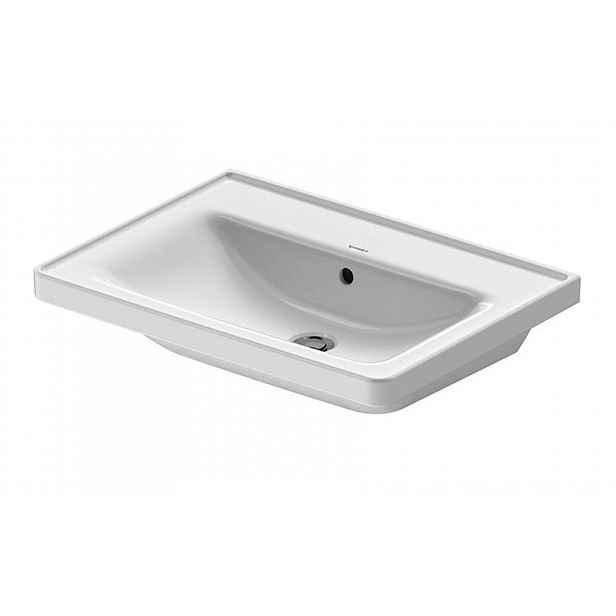 Duravit D-Neo - Umyvadlo 65x48 cm, bez otvoru pro baterii, bílá 2367650060