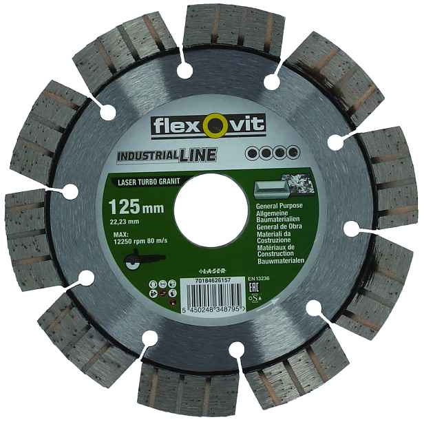 Kotouč řezný DIA Flexovit IL Turbo Granit 115×22,23 mm