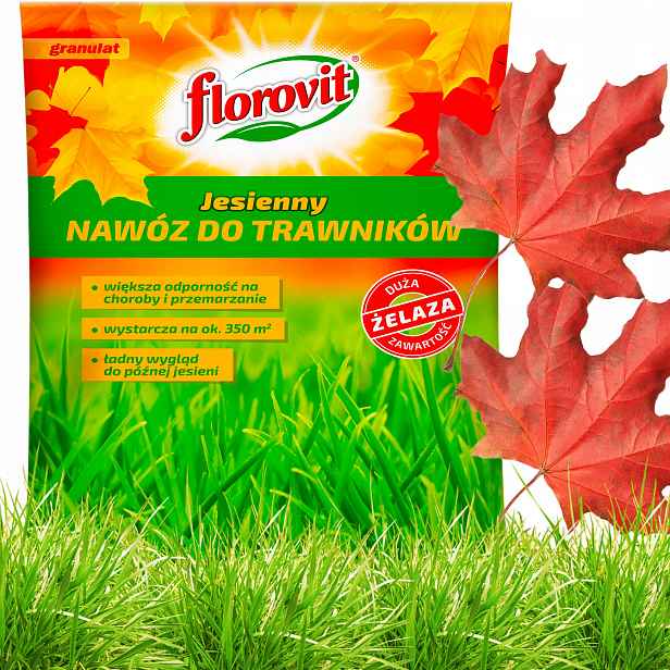 Podzimní hnojivo pro trávníky Florovit granulát 10 kg